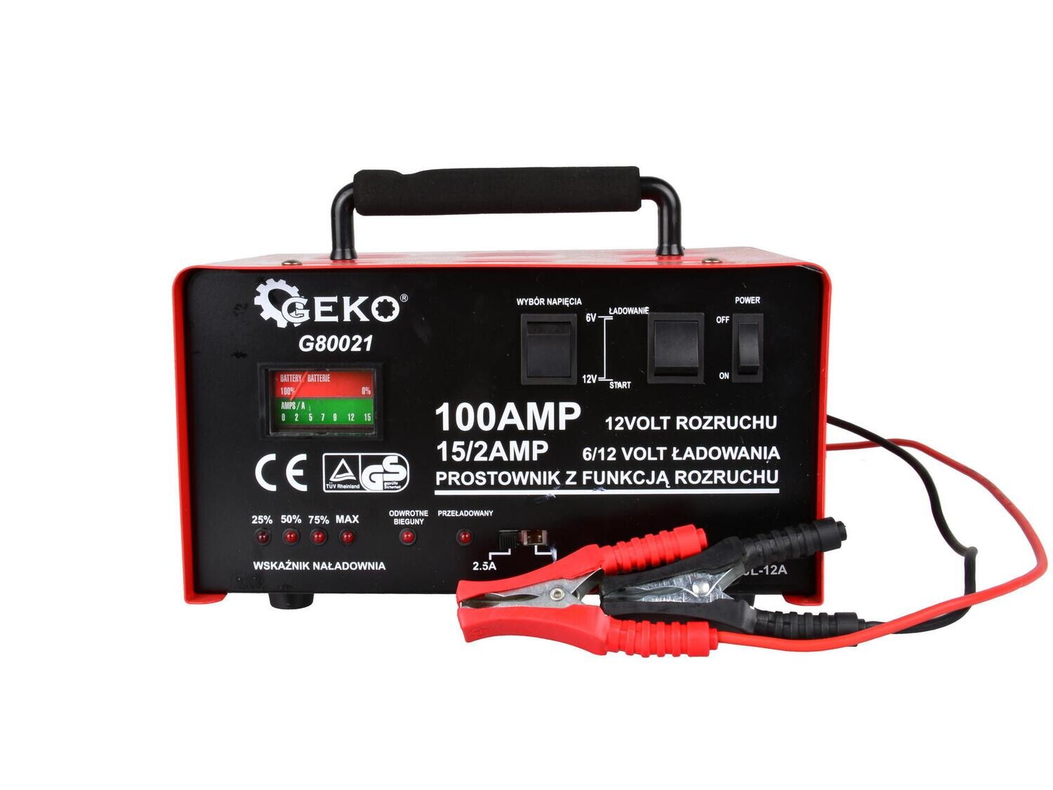 Batterieladegerät mit GS/CE 100A 6/12V GEKO