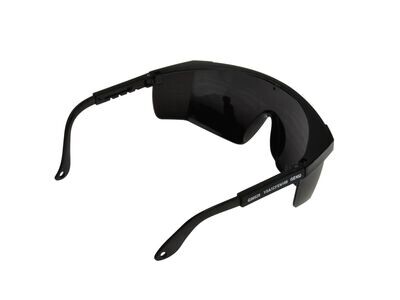 Schwarze Schutzbrille
