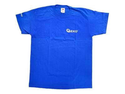 Blaues Geko XL-T-Shirt