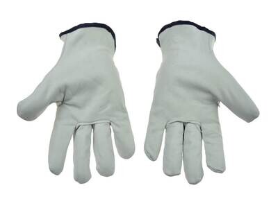 12 paar Arbeiter Lederhandschuhe Ziegenleder Gr. 10