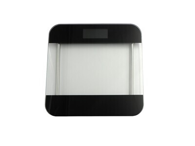 Glas-LCD-Badezimmerwaage 180kg 28 cm x 28 cm