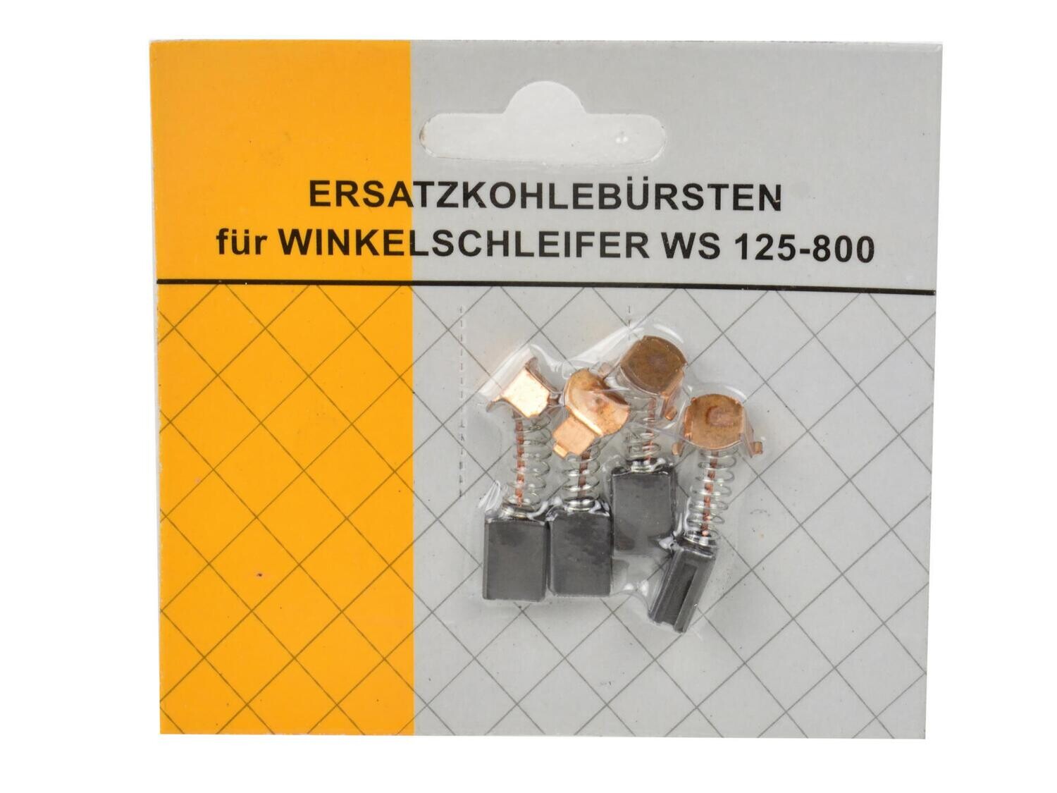 Kohlebürsten / geschliffene Bürsten 125 Blister - 4 Stück / 5x8x10