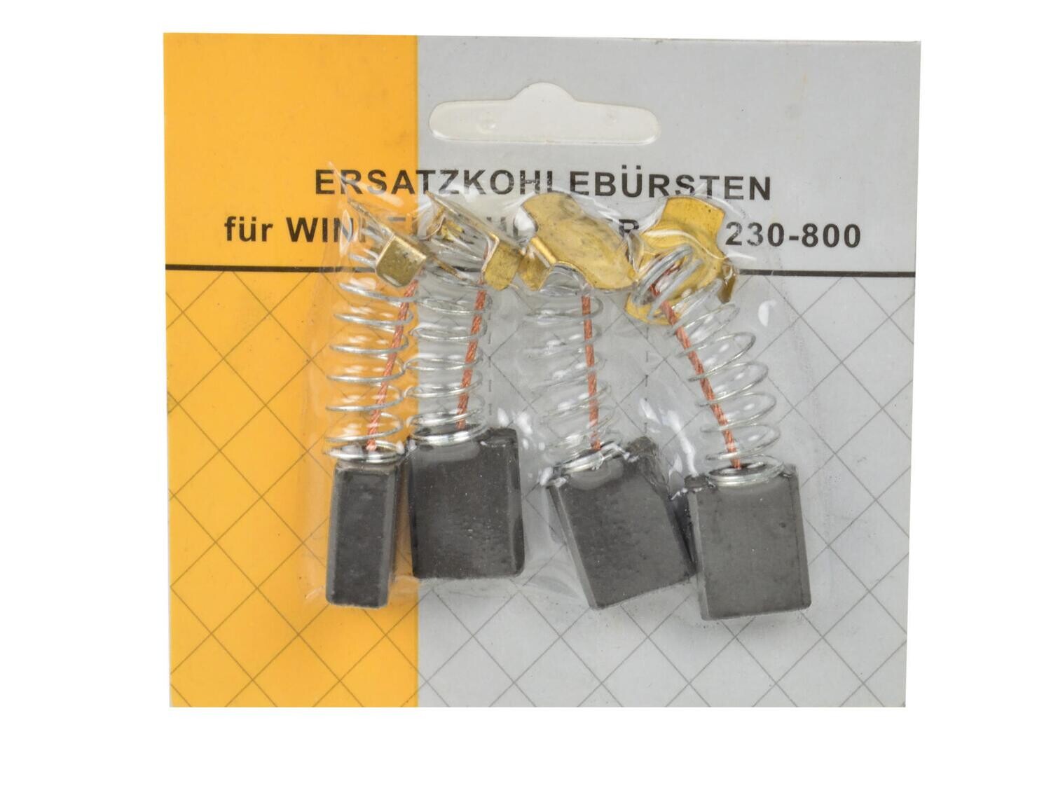 Kohlebürsten / Schleifen 230 + 4 Stk. auf Blister / 8x14x17 /