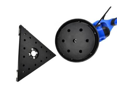 Gipsschleifer - 225mm LED Giraffe + dreieckige Scheibe
