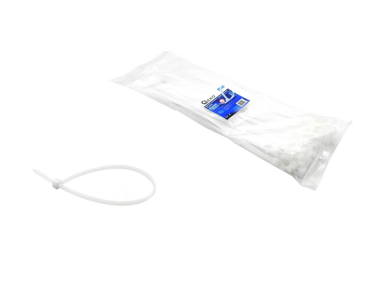 Nylon-Kabelbinder weiß 200x3,6mm UV 100Stk.