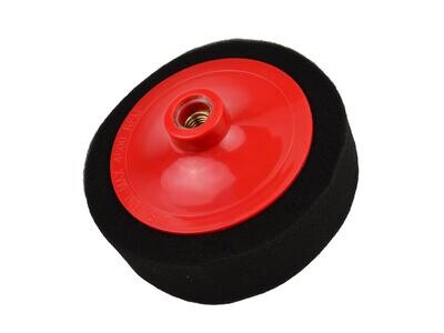 Polierschwamm, schwarz 150mm x 45mm M14 (weich)