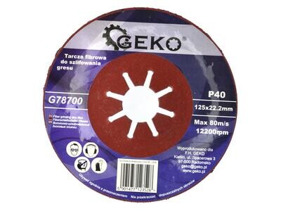 10 Stk. Fiberscheibe zum Schleifen von Steinzeug 125mm P40