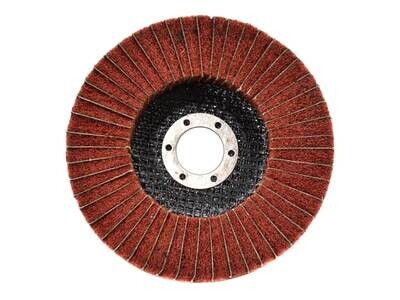 Fächerscheibe aus Vliesstoff für Satintücher 125mmx22,2