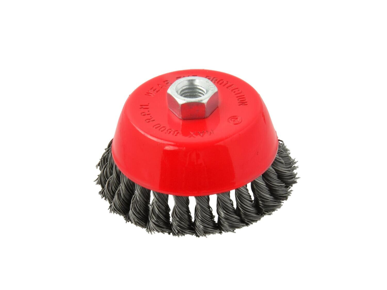 Front geflochtene Drahtbürste 100mm / 4&quot; M14