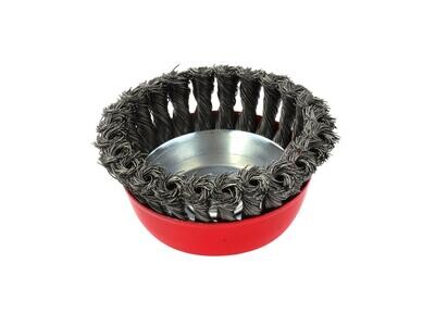 Front geflochtene Drahtbürste 100mm / 4" M14