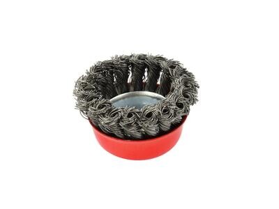 Front geflochtene Drahtbürste 75mm / 3" M14