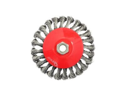 Seitengeflochtene Drahtbürste 125mm M14