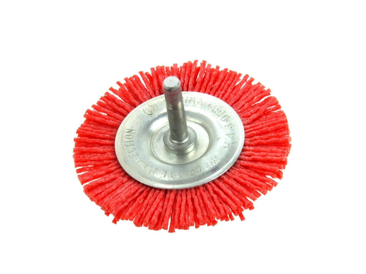 Tellerbürstenspindel Nylon 75mm