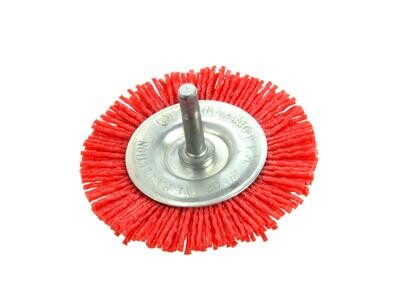Tellerbürstenspindel Nylon 75mm