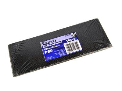 10 Stk. Schleifgewebe 105x280mm P80