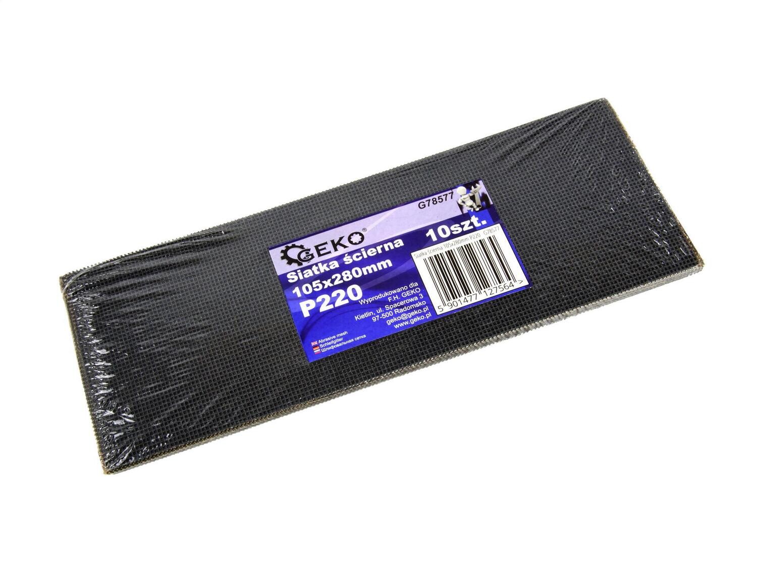 10 Stk. Schleifgewebe 105x280mm P220