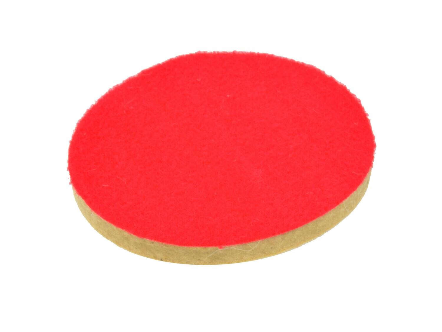 Polierfilz mit Klettverschluss für Scheibe 125xmmx10mm