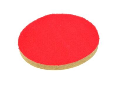 Polierfilz mit Klettverschluss für Scheibe 125xmmx10mm