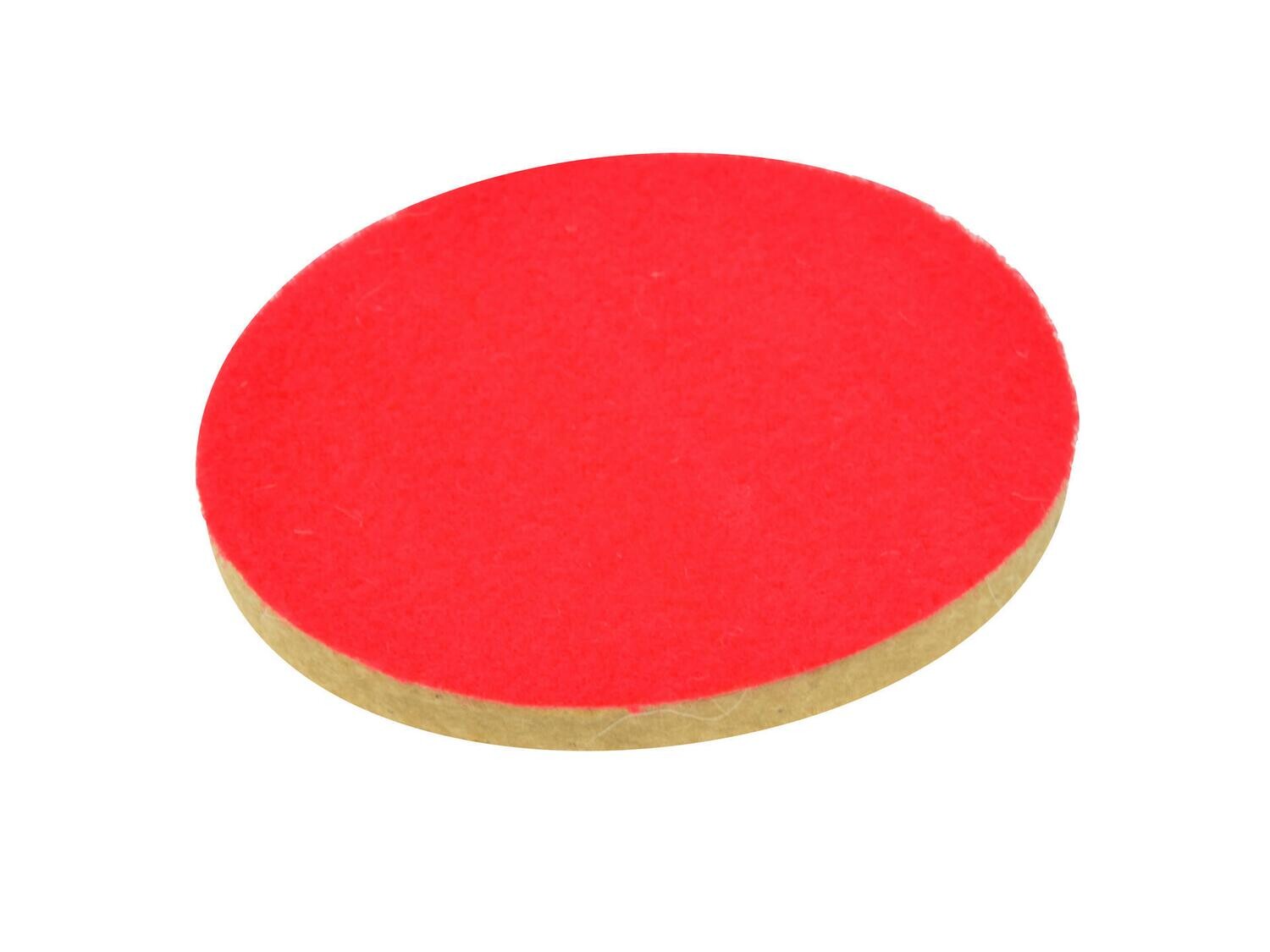 Polierfilz mit Klett für Scheibe 125x8mm