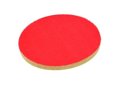 Polierfilz mit Klett für Scheibe 125x8mm