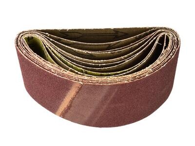 10 Stk. &amp; Endlosband 75x457mmP180 / Schleifpapier /