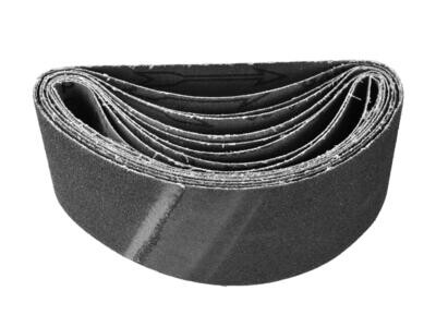 10 Stk. &amp; Endlosband 75x457mm P120 "SILICON CARBIDE"