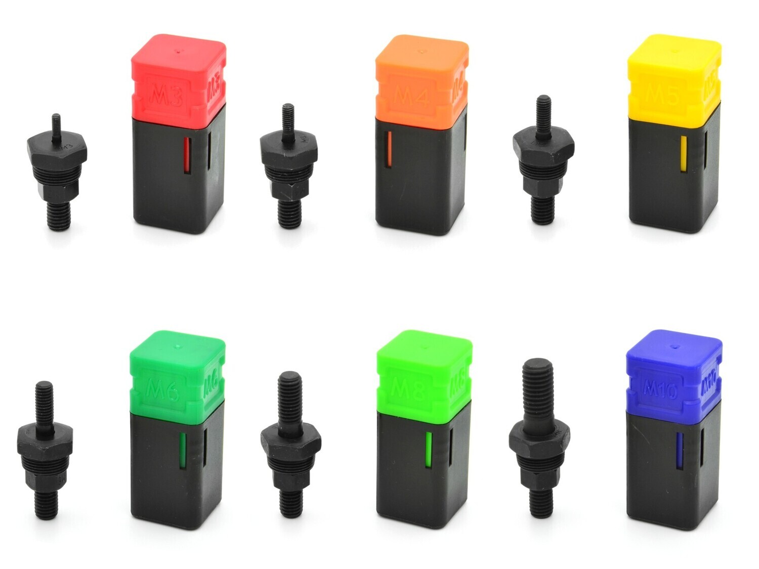Köpfe für das Einnietmutternwerkzeug 6-tlg. M3-M10