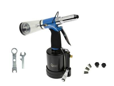 Pneumatisches Nietgerät mit automatischer Nietabsaugung 2,4-6,4mm