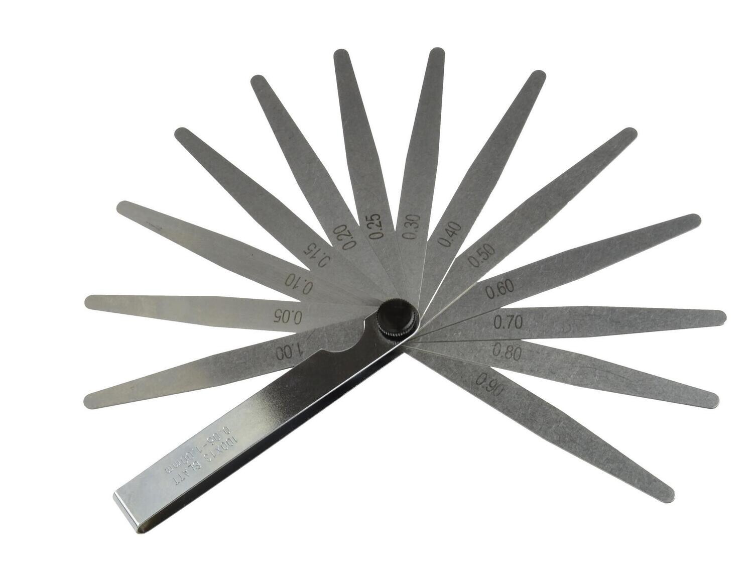 Fühlerlehre 13 Klingen 0,05-1mm