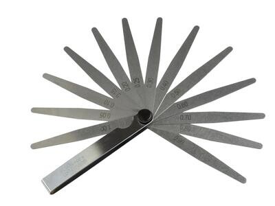 Fühlerlehre 13 Klingen 0,05-1mm