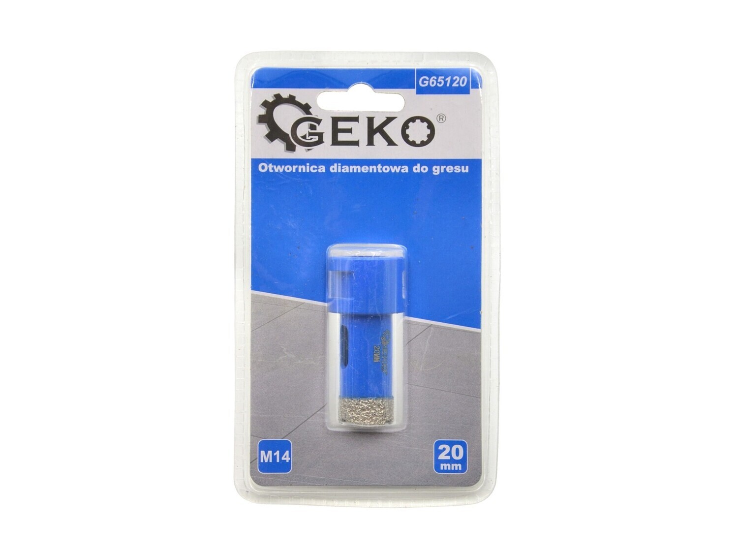 Diamant-Lochsäge für Steinzeug 20mm M14