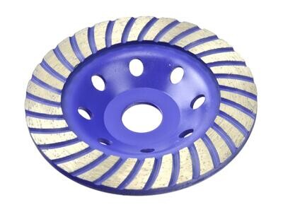 Diamant Schild. zum Schleifen 125mm Turbo GEKO