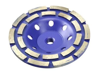 Diamant Schild. zum Schleifen 125 M14 doppelt GEKO