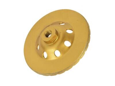 Diamant Schild. Betonschleifer Turbo 125mm M14 Heidmann