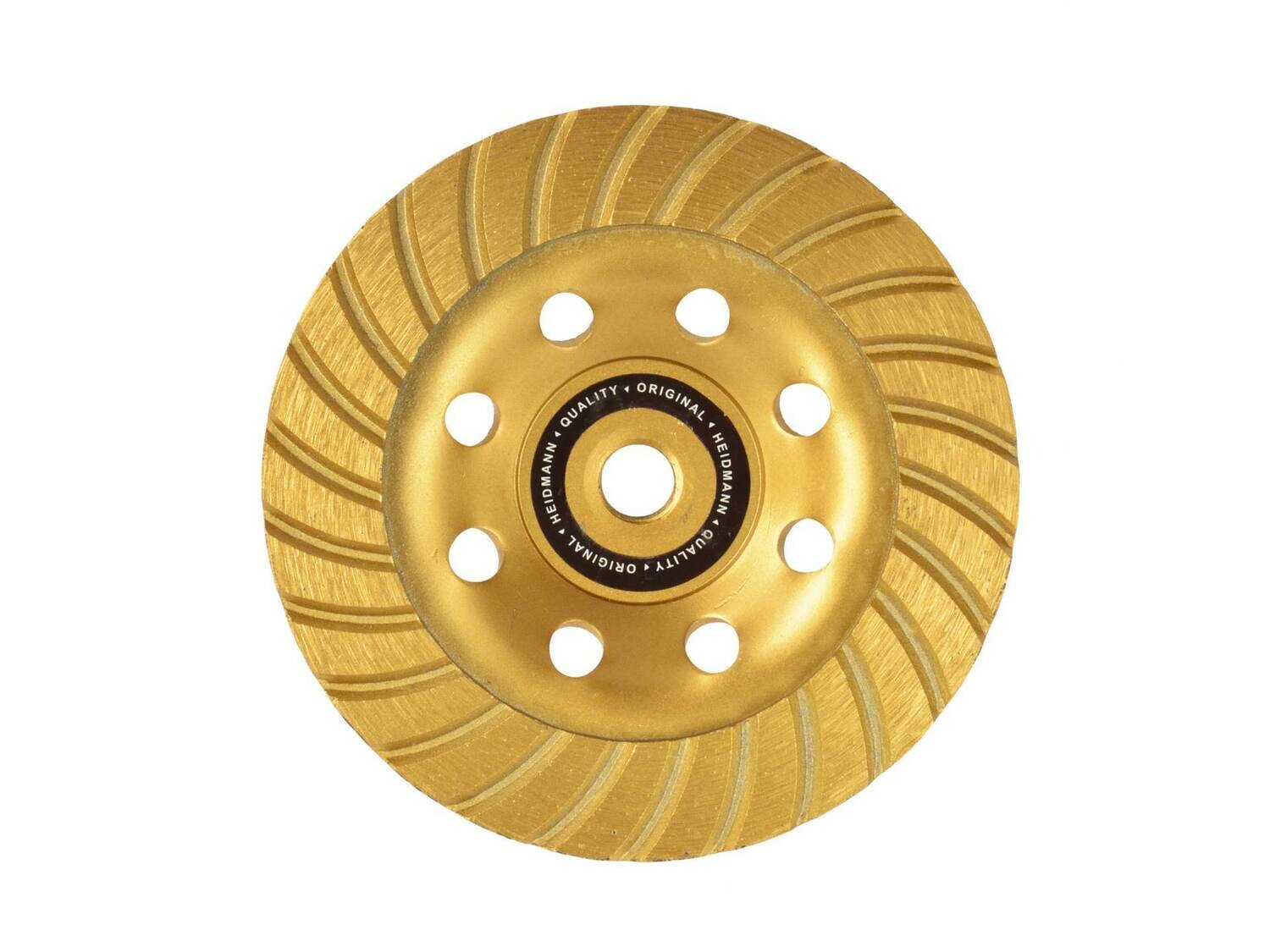Diamant Schild. Betonschleifer Turbo 125mm M14 Heidmann
