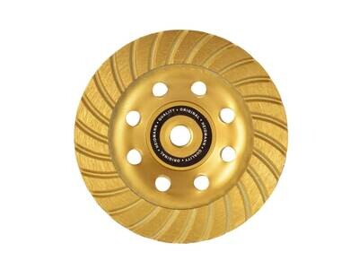 Diamant Schild. Betonschleifer Turbo 125mm M14 Heidmann