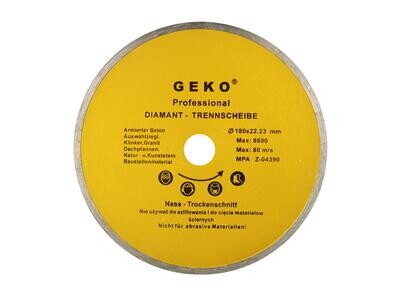 Diamant Schild. 180mmx22,23 Voll GEKO