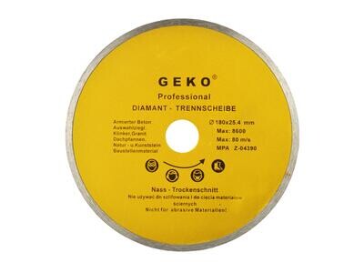Diamant Schild. 180mmx25,4 Voll GEKO