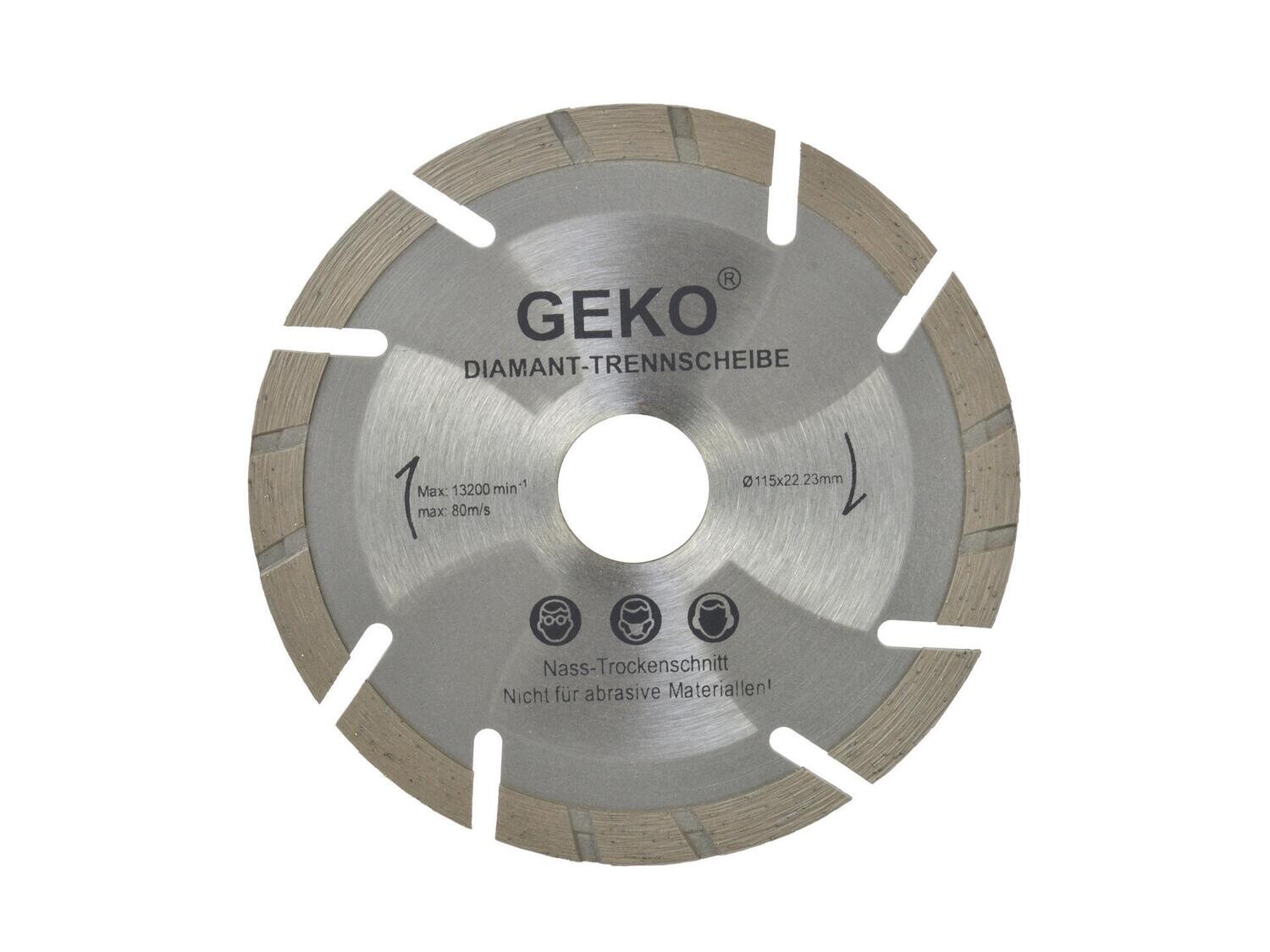 &amp; Scheibe 115mm grau-Laser GEKO
