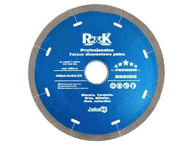 Diamantschild &quot;heißgepresst&quot; 125mmx5x1,4x22,23mm R&amp;K PREMIUM