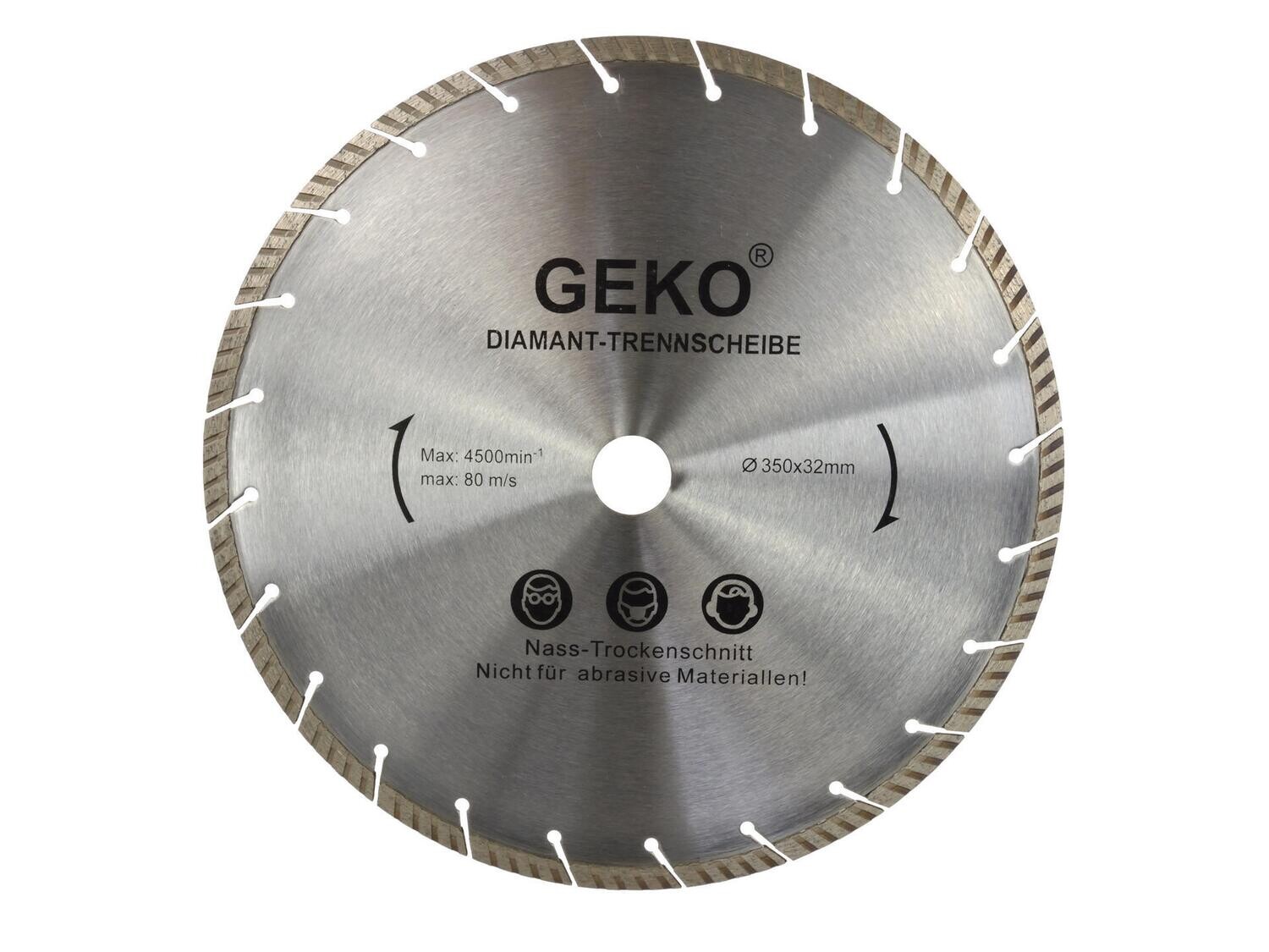 Diamant Schild. 350mm x 32mm LASER-grau