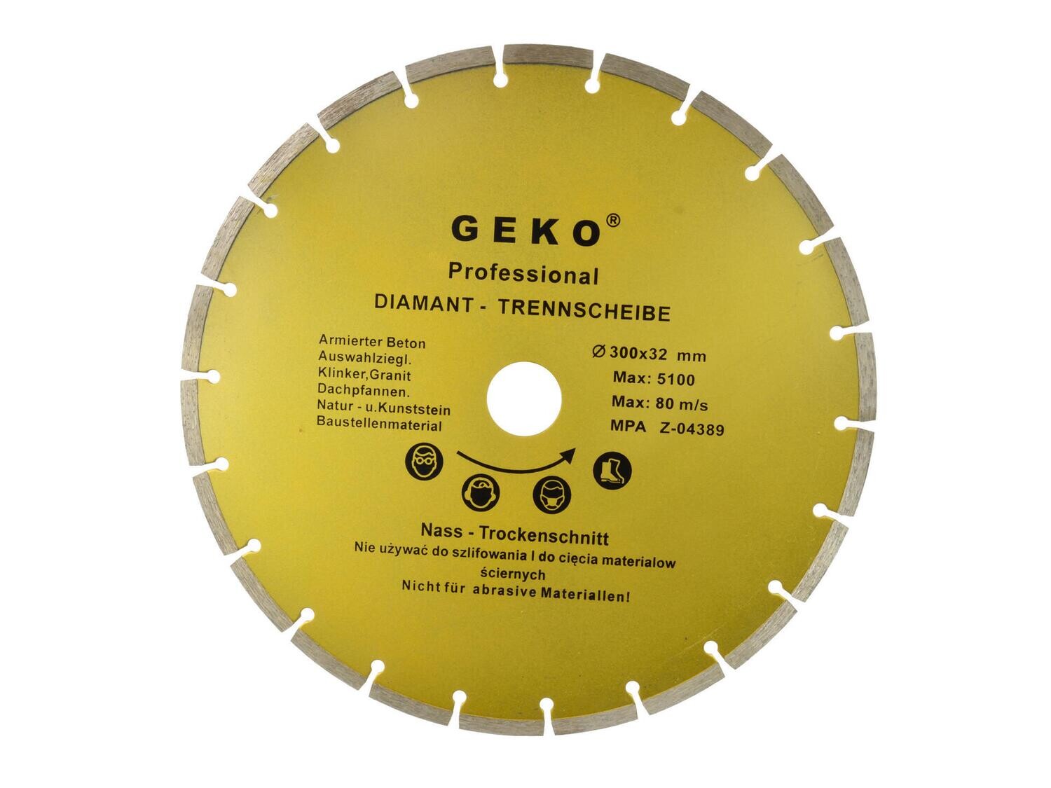 Schirm Ø 300x8x32mm, Segment GEKO PROFI
