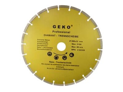 Schirm Ø 300x8x32mm, Segment GEKO PROFI