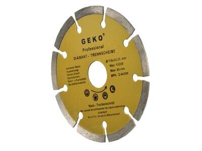 Scheibendurchmesser 115mm Segment GEKO PROFI