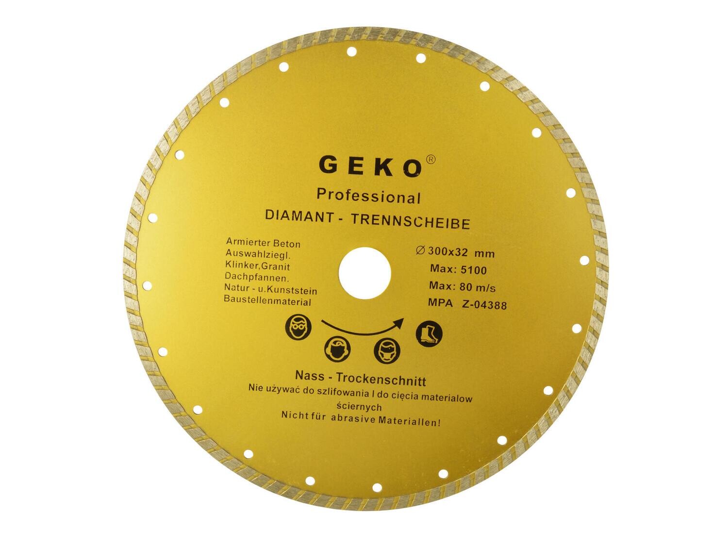 Schild Ø 300x8x32mm Turbo GEKO PROFI
