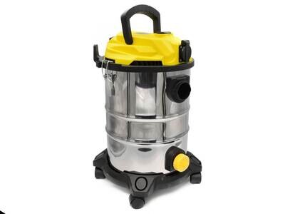 Industrie-Nass-Trockensauger 25L mit Steckdose + Zubehör