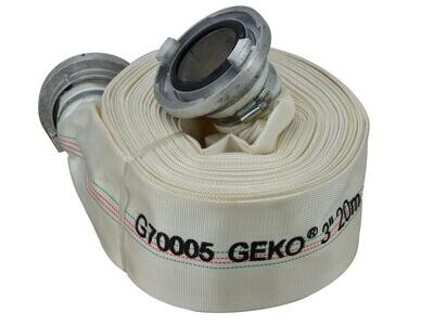 Gurtband / Feuerwehrschlauch / 3" 20m 8 bar mit Kupplungen