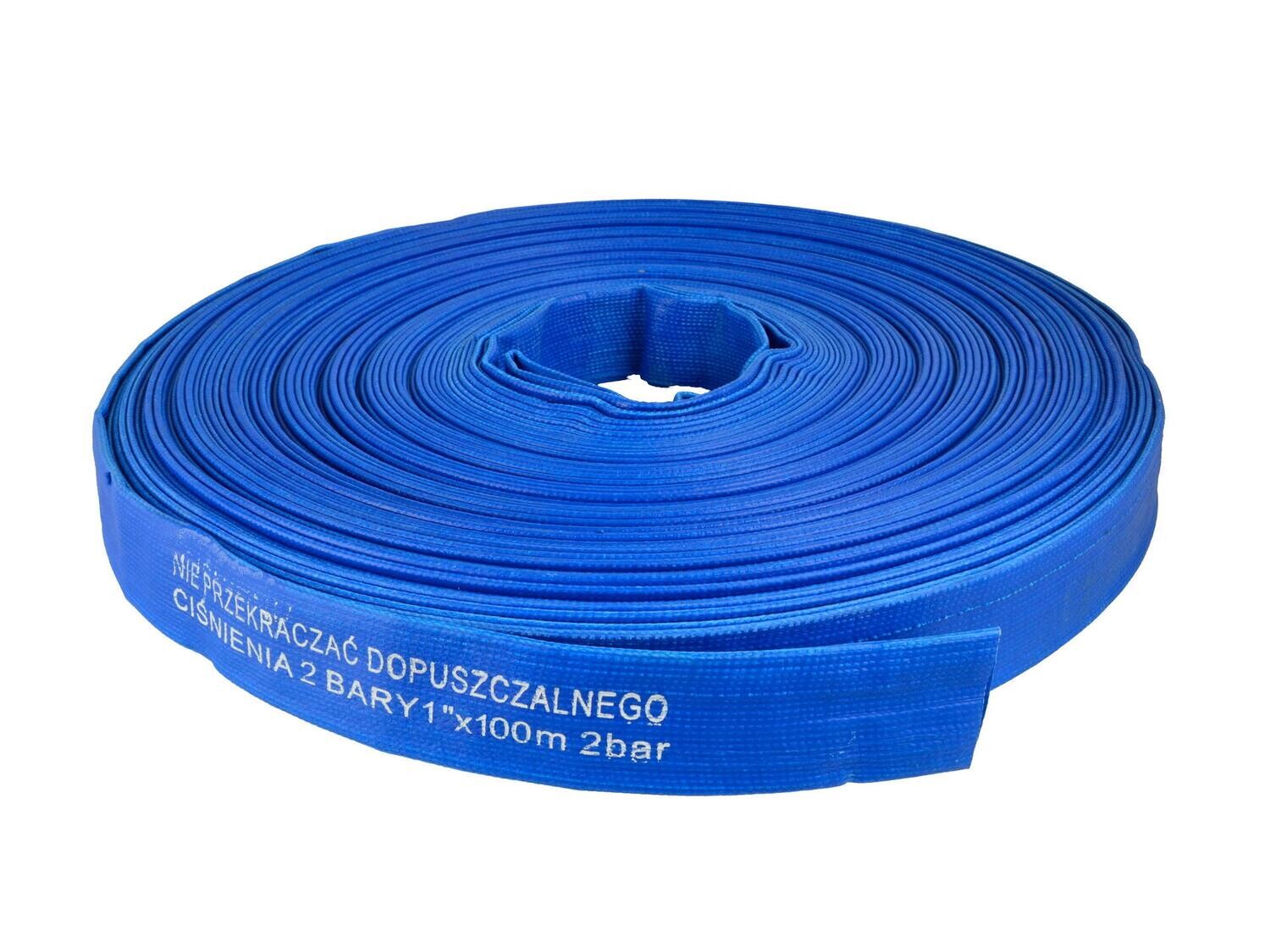 PVC-Schlauch 1&quot; - 100m (Blaugeruch) 2 BARS