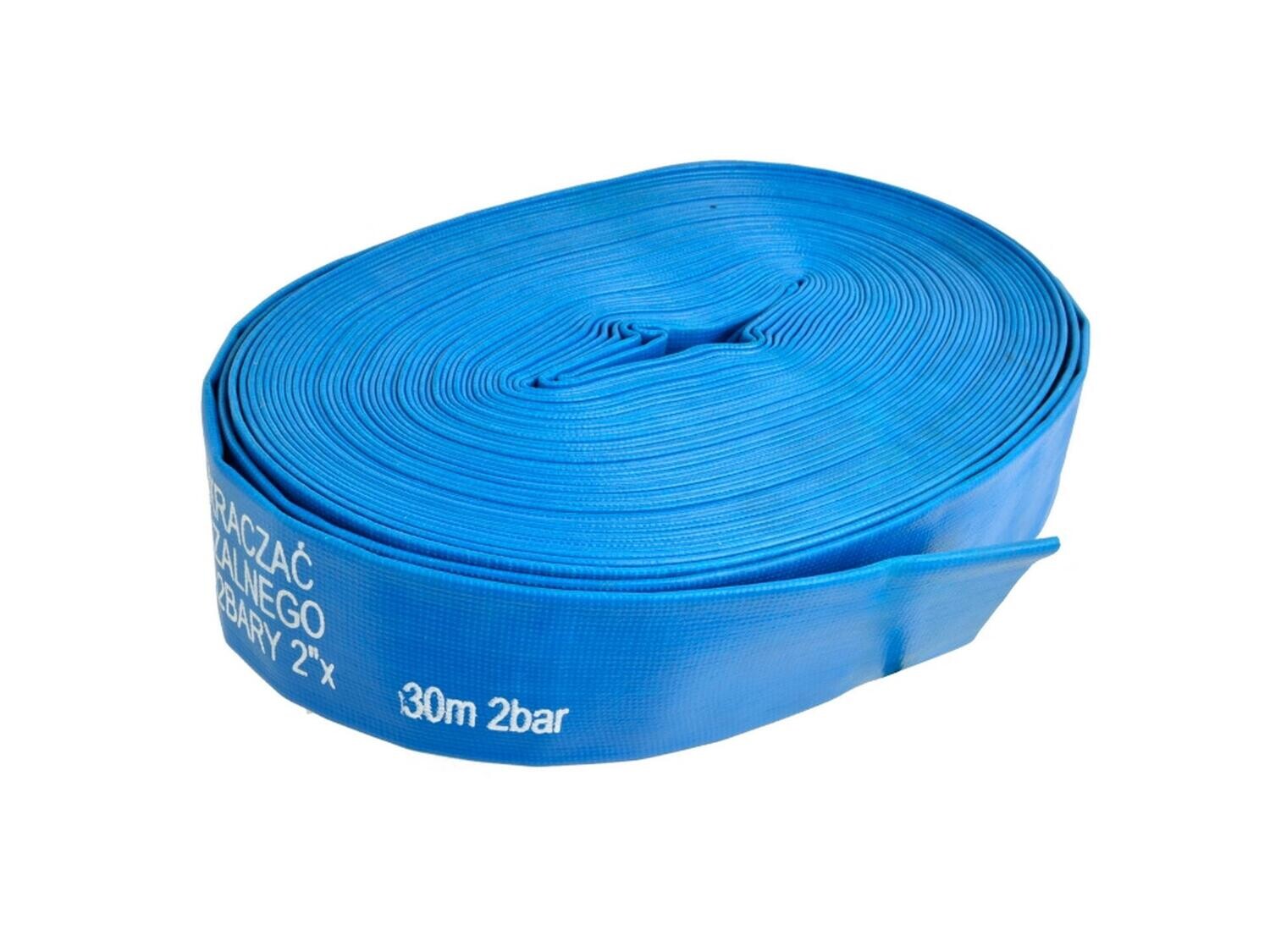 PVC-Schlauch 2&quot; - 30m (blau riechend) 2 BARS