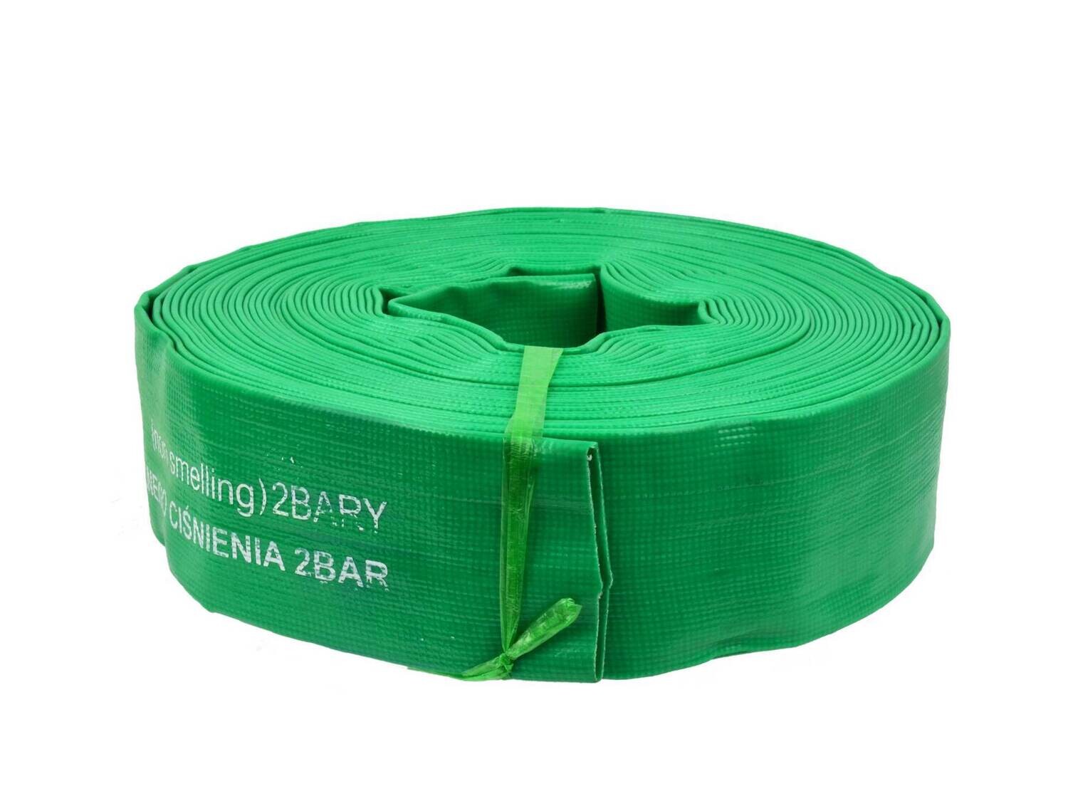 PVC-Schlauch 2&quot; 20m grün 2 BARS (geruchlos)